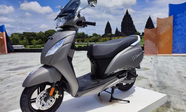 TVS Callisto 125 Varian Baru Punya Bagasi Terbesar Di Kelasnya
