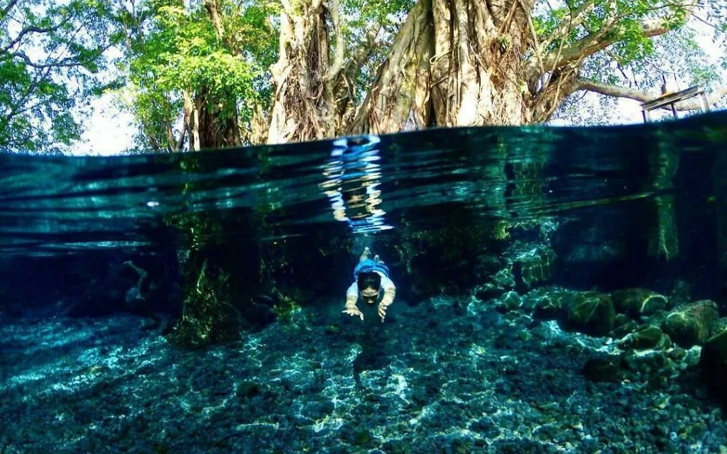 Umbul Tersembunyi Di Klaten Jadi Spot Prewedding Underwater
