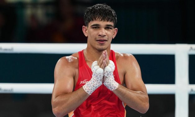 Ankush Panghal Tumbangkan Juara Dunia Dan Tembus Final 80kg