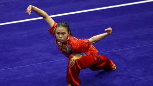 Eugenia Diva Widodo Raih Perunggu Wushu Changquan Putri