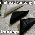Trik Lipat Kantong Plastik Segitiga Hemat Tempat Dan Rapi