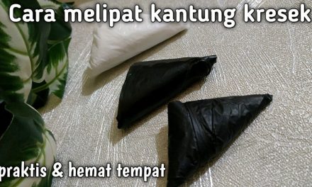Trik Lipat Kantong Plastik Segitiga Hemat Tempat Dan Rapi